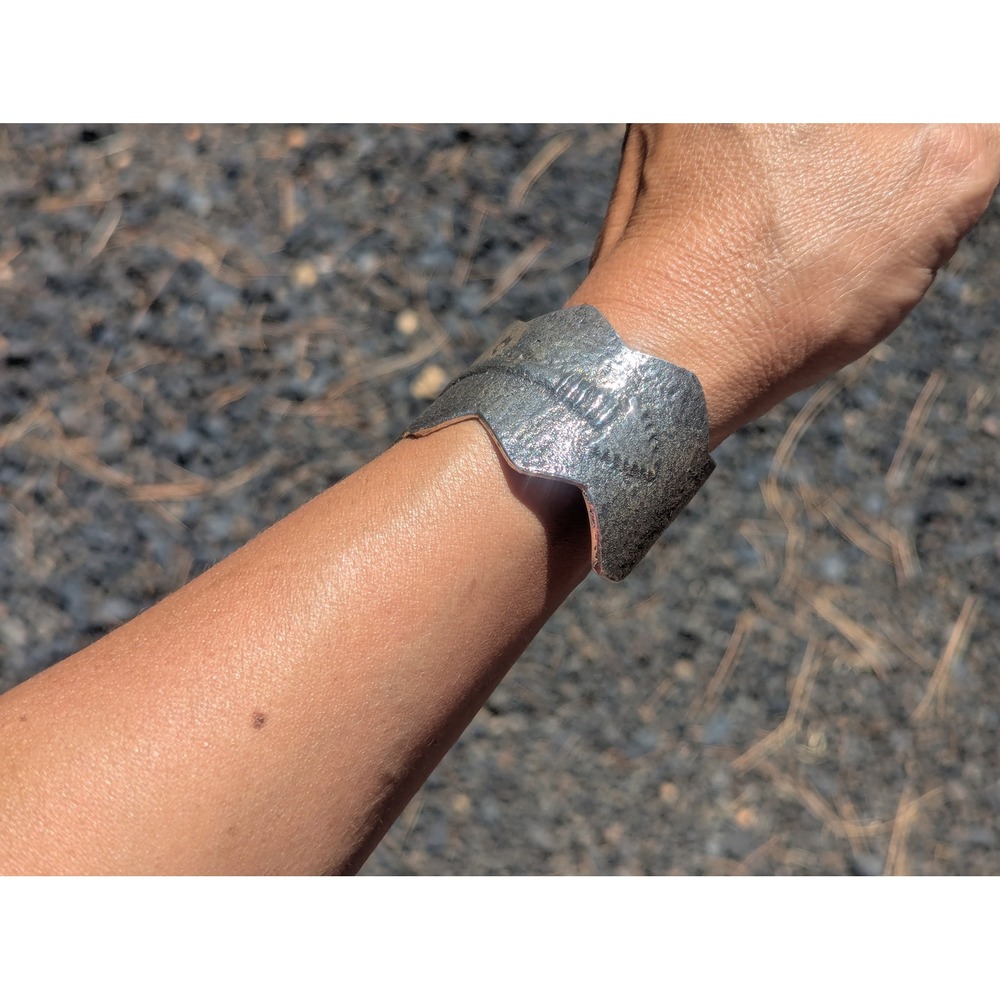Handcrafted Navajo Cuff Bracelet Native American ARROW Southwest Jewelry Sz 7 ** - Picture 11 of 12